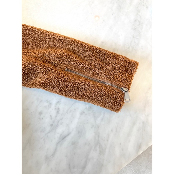 Max Studio Faux Shearling Zip Moto Jacket - Picture 10 of 12